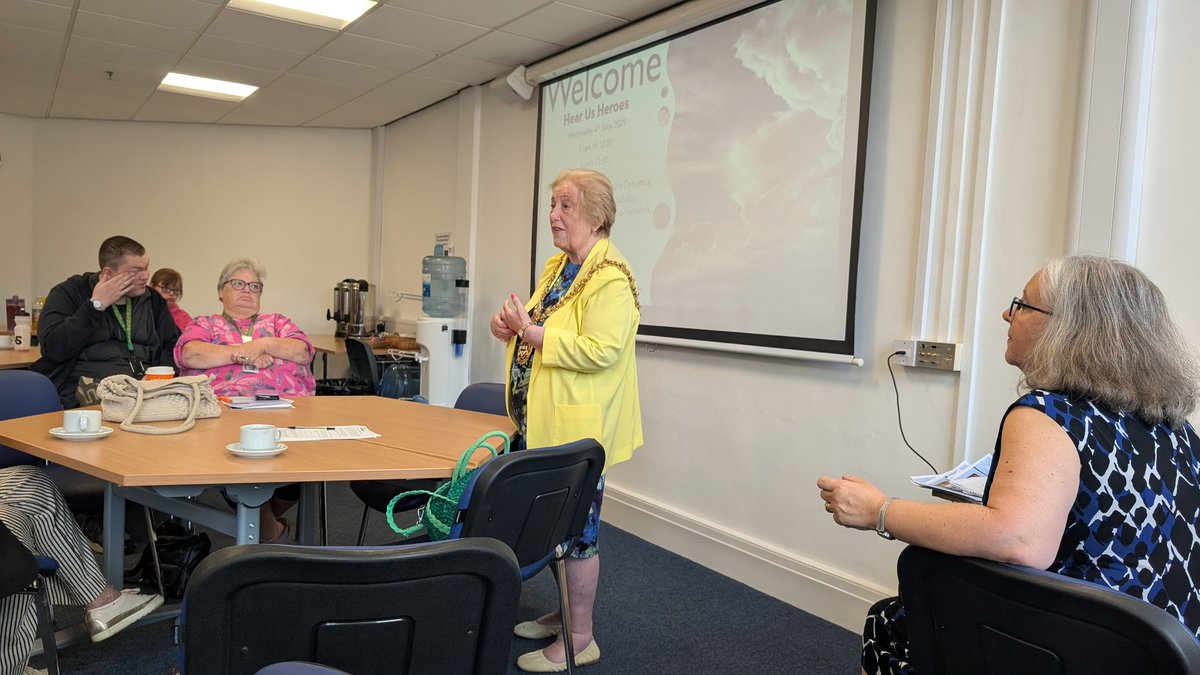 Hear Us Heroes <a href="/CareNetworkUK/">Care Network</a>! We were joined by the new Mayor of Blackburn, the lovely Beverley Ormerod &amp; our very own Victoria. The group gave feedback on behalf of <a href="/blackburndarwen/">Blackburn with Darwen Council</a>’s Adult Social Care team.

We had singing, dancing, fun &amp; lunch to bring us all together 🎶💃👐