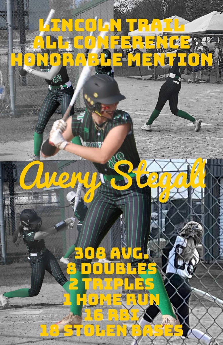 Avery Stegall Honorable Mention Lincoln Trail All Conference