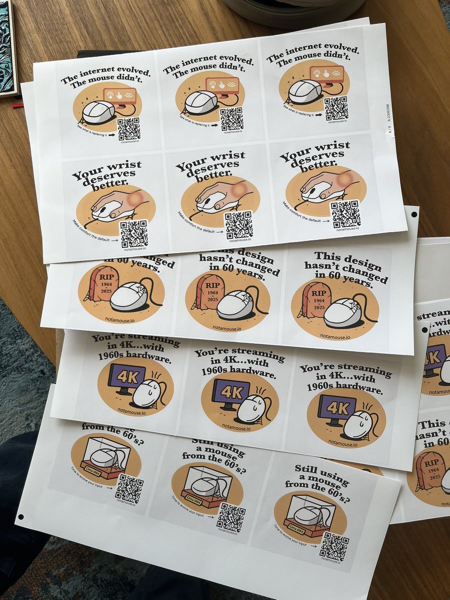 <a href="/tea_for_nina/">Nina Steiner</a> and I printed stickers for NotAMouse - find us at <a href="/WhatDesignCanDo/">What Design Can Do</a> Amsterdam and get yours!