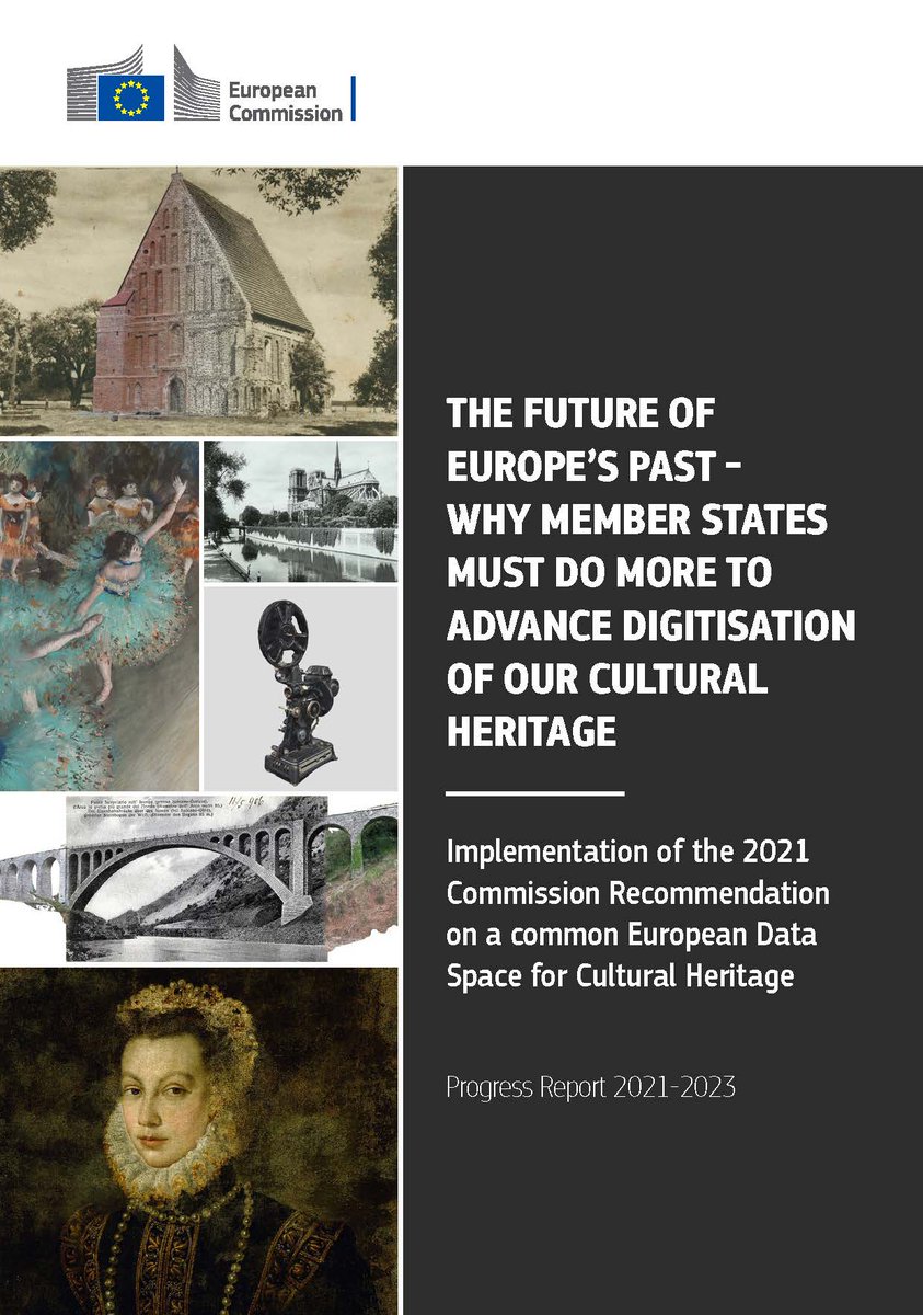 📚 Worth reading!

“The Future of Europe’s Past”: EU report urges Member States to speed up the digitisation of cultural heritage. 

📸 1/3+ of Member States now fund 3D digitisation of monuments, buildings and archaeological sites.

🔗Key topics &amp; report: europa.eu/!6JbrMy