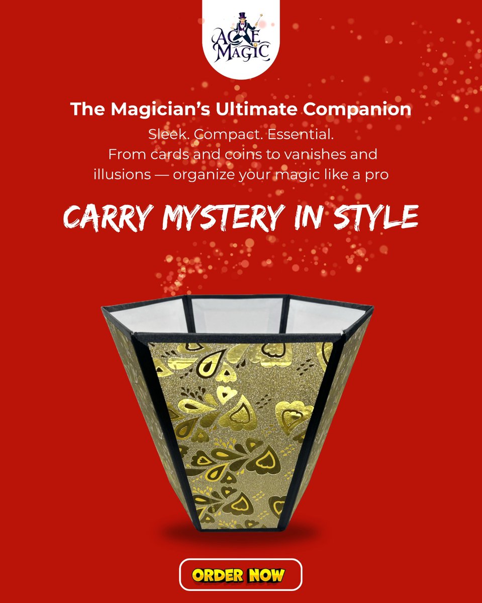 Acemagic2024's tweet image. 🎩 Carry Mystery in Style!

#AceMagic #MagicianGear #MagicPropsIndia #MysteryInStyle #MagicianLife #SleekMagicTools #MagicUtilityBox #MagicEssentials #PerformLikeAPro #MagicianKit #StageMagic #MagicWithStyle #MagicOrganizer #MagicPerformance #PartyMagic #MagicEnthusiast #Street
