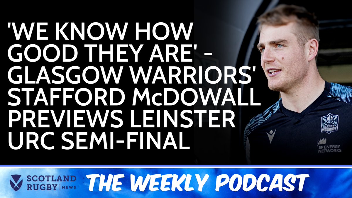 ScotRugbyNews's tweet photo. WATCH | We sat down with Stafford McDowall to look ahead to tomorrow's URC semi-final 

https://t.co/owvOKYclQP https://t.co/klpUS9TIWj