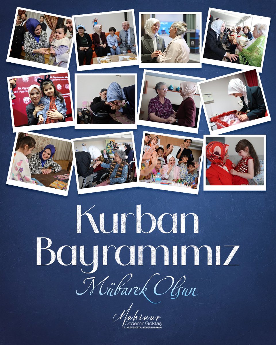 Paylaşmanın, bir arada olmanın ve güzel hatıralar biriktirmenin en kıymetli zamanlarından biri olan #KurbanBayramı’mız mübarek olsun.

Rabbim dualarımızı kabul, ibadetlerimizi makbul eylesin; ailelerimizle birlikte sağlık, huzur, bolluk ve bereket içinde nice bayramlara ulaşmayı