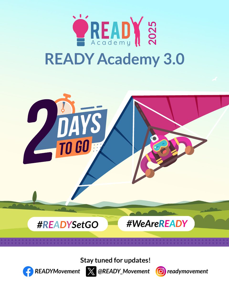 The excitement for #READYAcademy2025 is heightened! 🔥🔥🔥

#READYSetGo #WeAreREADY