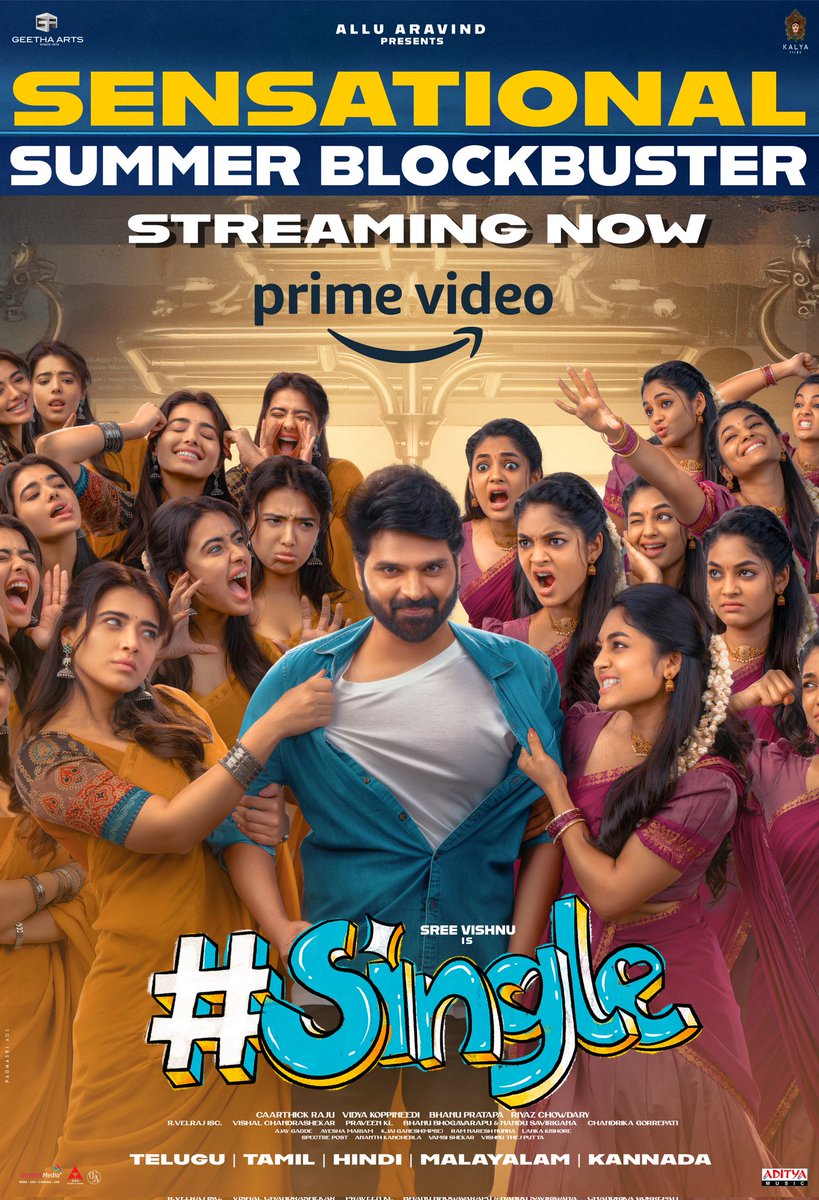 Riyaz Chowdary (@_riyazchowdary) on Twitter photo #Single has now brought the ultimate madness & laughter-packed blast to your homes❤️🔥👑
Enjoy the sensational summer blockbuster #SingleMovie now on <a href="/PrimeVideoIN/">prime video IN</a> 💥😎
▶️ rb.gy/o7jpvu #Single has now brought the ultimate madness & laughter-packed blast to your homes❤️🔥👑
Enjoy the sensational summer blockbuster #SingleMovie now on <a href="/PrimeVideoIN/">prime video IN</a> 💥😎
▶️ rb.gy/o7jpvu