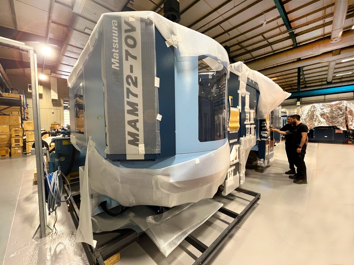 Matsuura_UK's tweet photo. Wow – just arrived from Matsuura Japan, the colossal Matsuura MAM72-70V PC6!
Matsuura UK will exhibit a MAM72-70V PC6 (amongst many others) at MACH 2026 on stand 20-130.
Need to see a MAM72-70V PC6 before then? Call us on 01530 511400.
#big #large #colossol #gigantic #5axis https://t.co/X4JniPkOQc