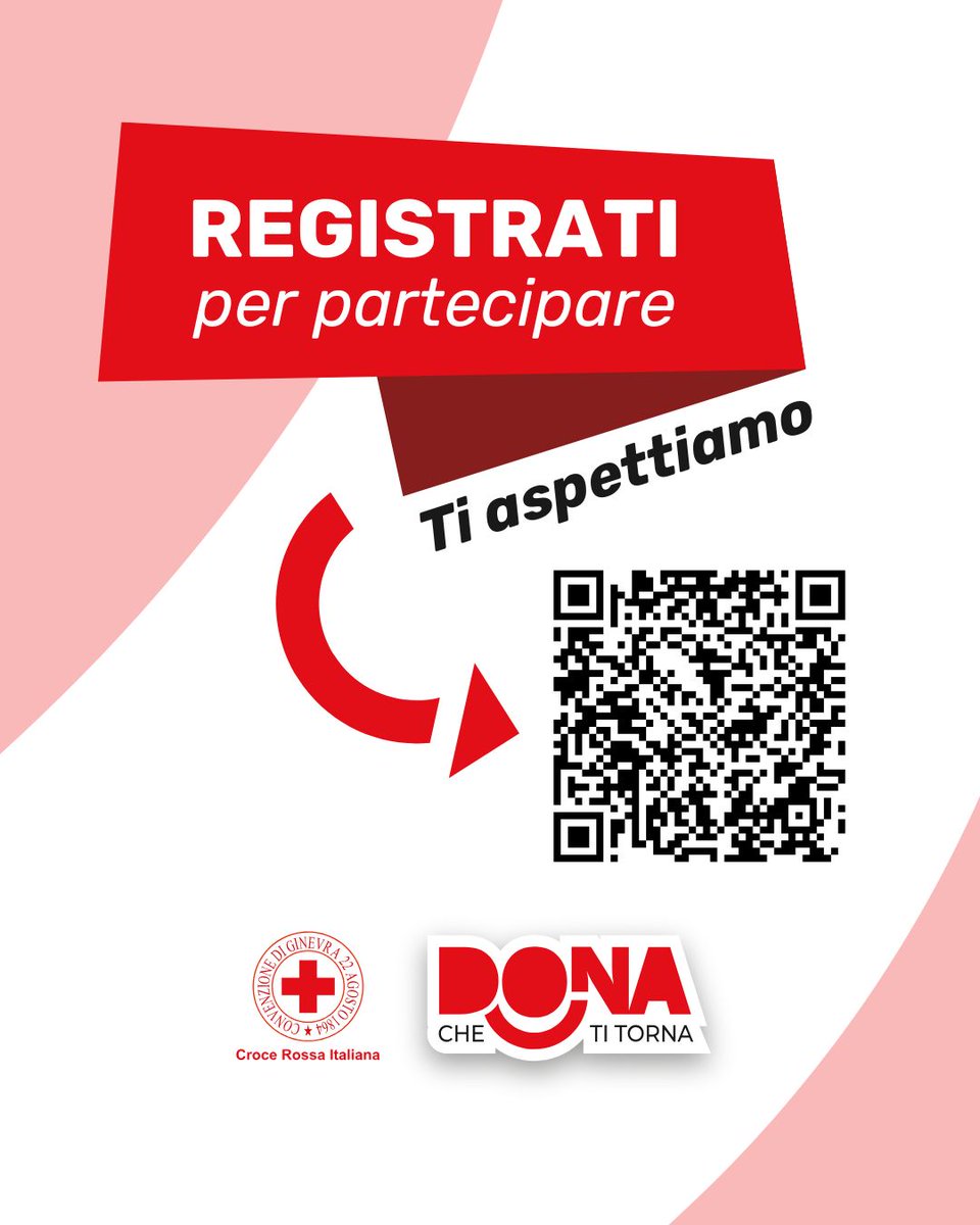 Cultura del dono: impegno, solidarietà, condivisione.

Sangue e plasma: sfide, strategie e soluzioni comuni.

10 giugno 2025 | Ore 15:00 - 18:00
Aula Magna - Università Guglielmo Marconi
Via Vittoria Colonna, 11 - Roma

Partecipa anche tu! Registrati scansionando il QR code.
