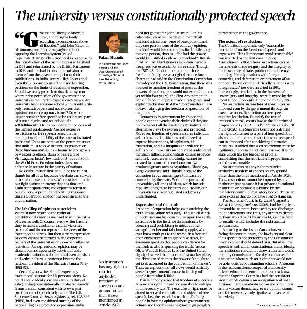 MLMeena95's tweet photo. "Give me the liberty to know, to utter, and to argue freely according to conscience, above all liberties," 
 John Milton https://t.co/PL3UXWcw9a
