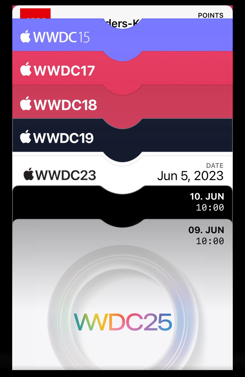 My 8th #WWDC is coming up! #WWDC25
