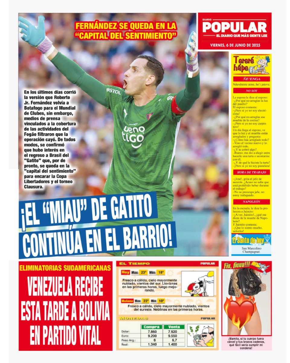 📰 Las portadas de la fecha: