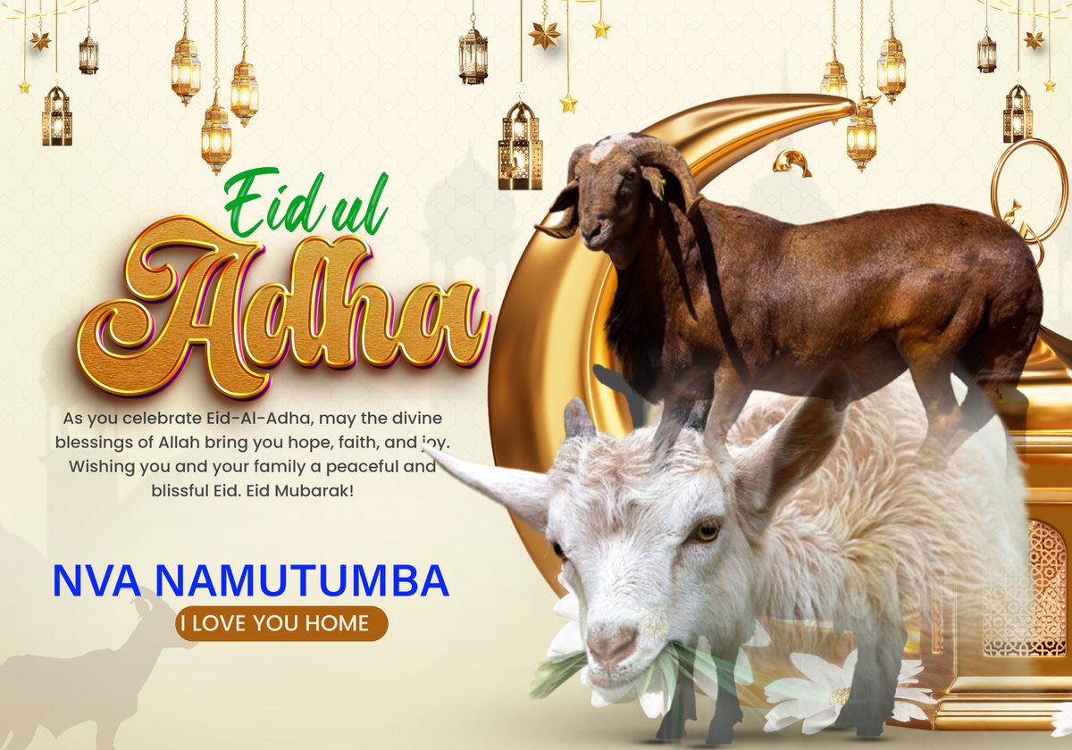 As you celebrate Eid-Al-Adha, may the divine blessings of Allah bring you hope, faith, and joy. Wishing you and your family a peaceful and blissful Eid. Eid Mubarak! <a href="/WagumaAggrey/">Aggrey Waguma</a> <a href="/lifereachUg/">wagumalifereachuganda</a> <a href="/wacfinancial/">Wacfinancial Services</a>  #EidMubarak