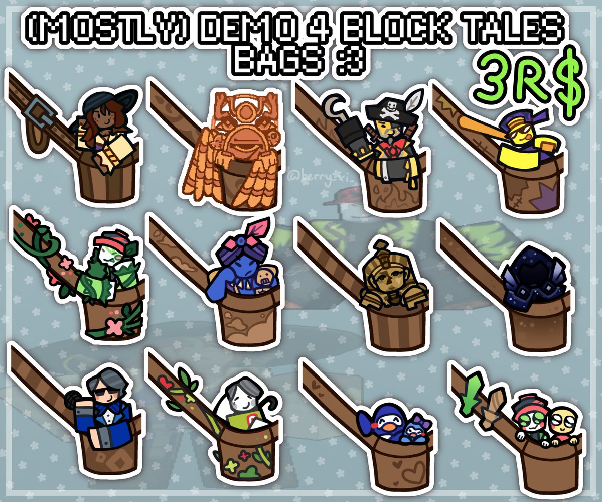 Haii demo 4 block tales fan t shirt thangs... In the replies :> ✨
#BlockTales