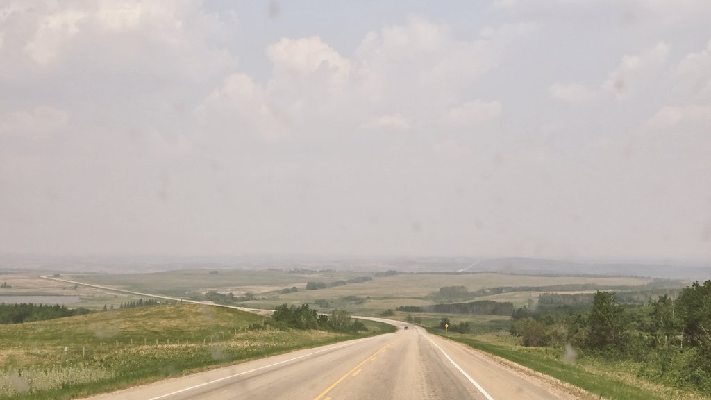 Slight haze, yet beautiful view nonetheless