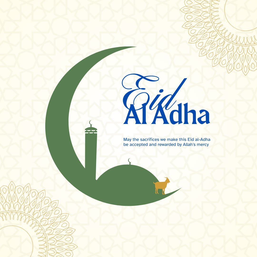 Happy Eid al-Adha to our muslim brothers and sisters.