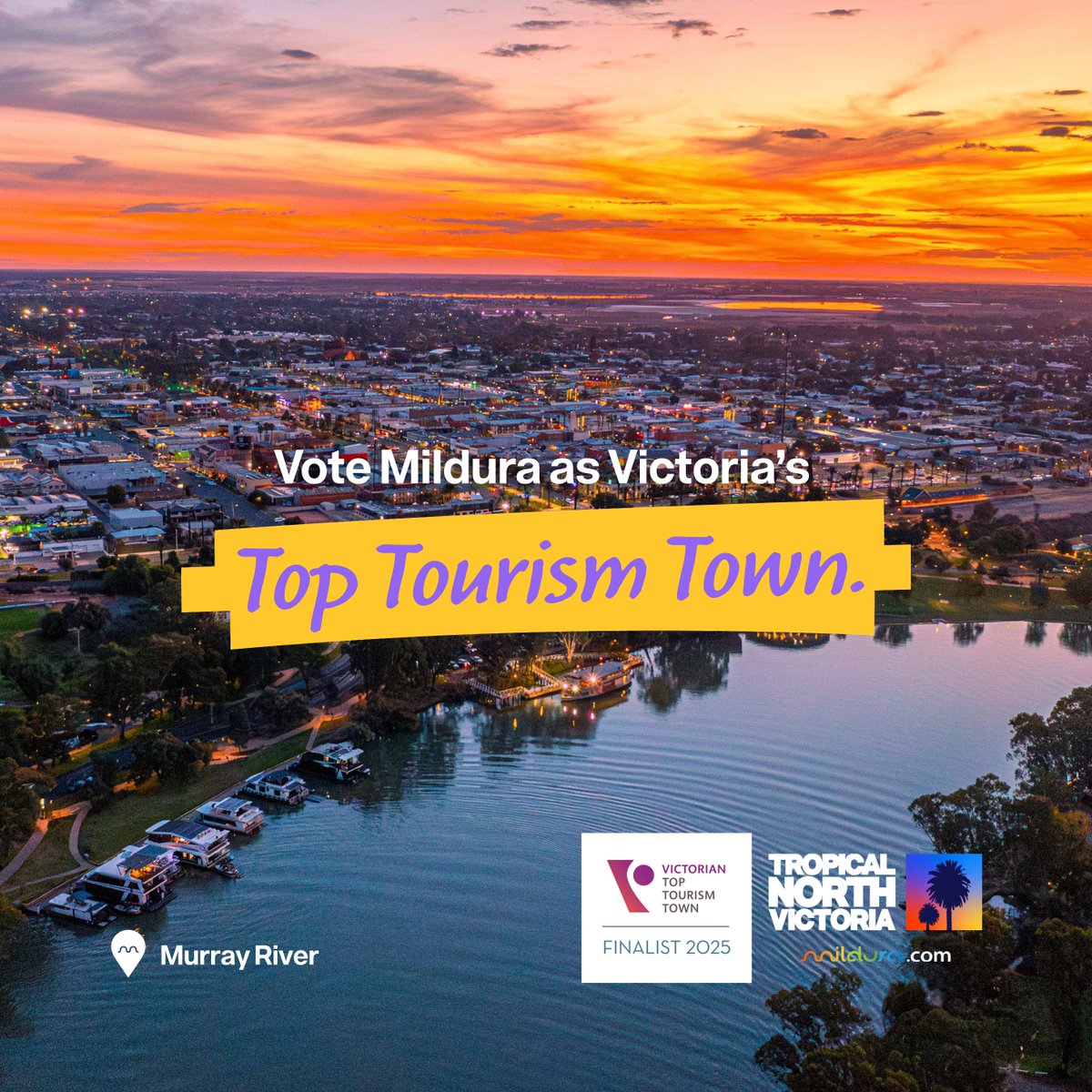 The capital of Tropical North Victoria is a finalist for the 2025 Top Tourism Town, but we need your vote to win! 

We know you love our city, now it’s time to show that pride! Vote: t2m.io/TopTourismTown…
