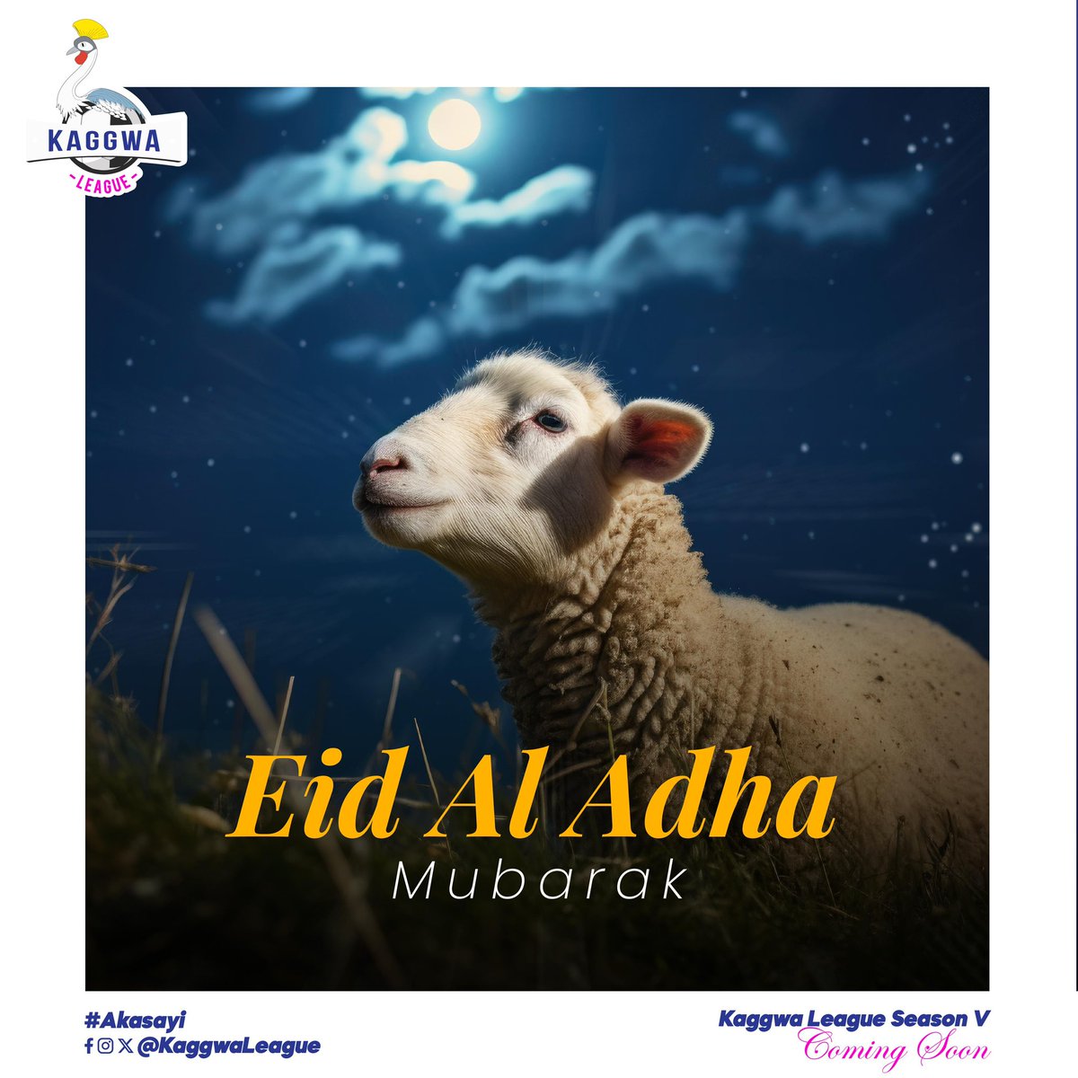 Eid Mubarak to our Muslim community.🕌
 
May Allah bestow his favour unto you by accepting your sacrifices and answering your prayers.

#EidAlAdha 
#Akasayi