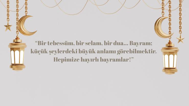 Hayırlı Bayramlar arkadaşlar....