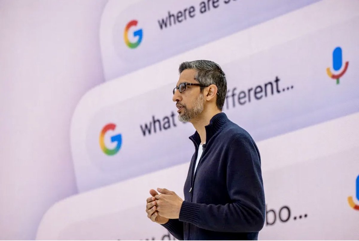 Eveline Ruehlin (@enilev) on Twitter photo 🤖 Sundar Pichai Says Google Will Hire More Human Engineers Because of A.I.
By <a href="/iamVictorDey/">Victor Dey</a>
<a href="/observer/">Observer</a>
#Google #AI #Engineers #Jobs #HR #EngineeringJobs
👉observer.com/2025/06/sundar…
<a href="/Khulood_Almani/">Dr. Khulood Almani | د.خلود المانع</a> <a href="/IanLJones98/">Ian Jones</a> <a href="/mvollmer1/">Dr. Marcell Vollmer 🇺🇦 #StaySafe #CES2025</a> <a href="/CurieuxExplorer/">Dev Khanna</a> <a href="/EvanKirstel/">Evan Kirstel #B2B #TechFluencer</a> <a href="/jblefevre60/">Jean-Baptiste Lefevre</a> <a href="/Shi4Tech/">💙 #TechForGood 💙</a> 🤖 Sundar Pichai Says Google Will Hire More Human Engineers Because of A.I.
By <a href="/iamVictorDey/">Victor Dey</a>
<a href="/observer/">Observer</a>
#Google #AI #Engineers #Jobs #HR #EngineeringJobs
👉observer.com/2025/06/sundar…
<a href="/Khulood_Almani/">Dr. Khulood Almani | د.خلود المانع</a> <a href="/IanLJones98/">Ian Jones</a> <a href="/mvollmer1/">Dr. Marcell Vollmer 🇺🇦 #StaySafe #CES2025</a> <a href="/CurieuxExplorer/">Dev Khanna</a> <a href="/EvanKirstel/">Evan Kirstel #B2B #TechFluencer</a> <a href="/jblefevre60/">Jean-Baptiste Lefevre</a> <a href="/Shi4Tech/">💙 #TechForGood 💙</a>