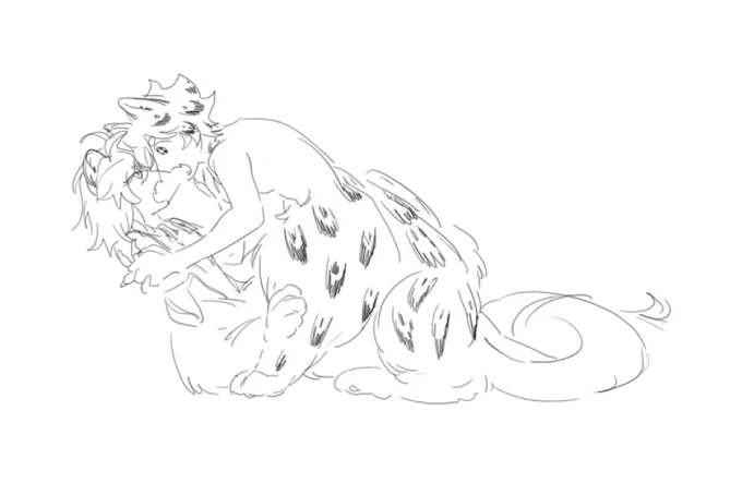 rotting over centaur cats phaidei wif oomf… they r just cubs 