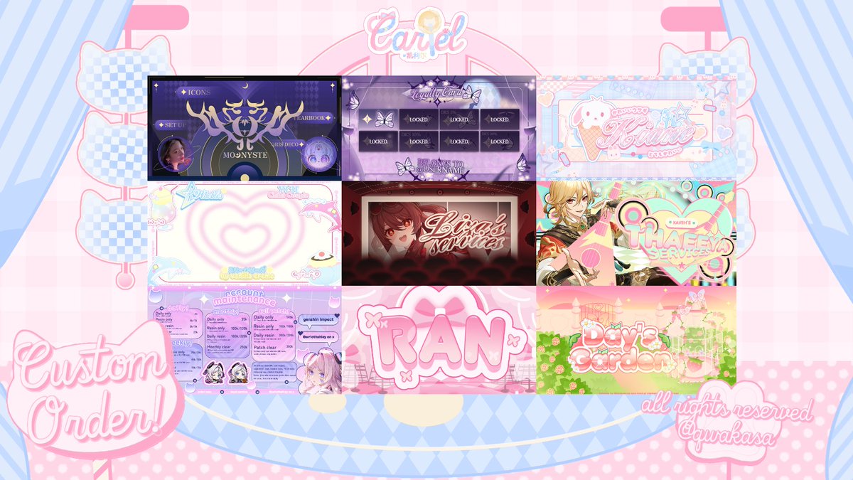 qWakasa's tweet image. Any kind of interaction is appreciated! 

Haii! Aku open custom order ya temen-temen! Seperti biasa porto dan pl bisa cek di carrd (qwakasa.carrd.co). Bisa mulai dm aku jam 17.00 WIB yap! Slot terbatas (0/5) Selengkapnya cek rep!

#zonauang #zonajajan