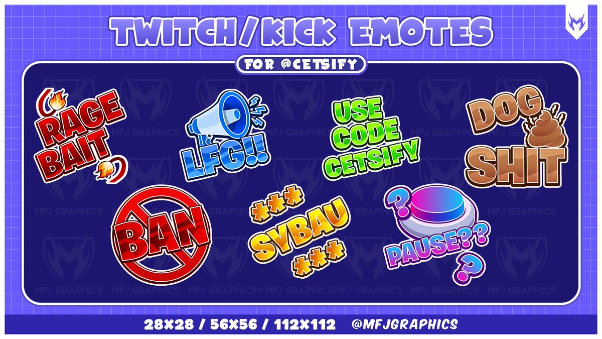 MFJGraphics's tweet image. New Tiktok Sticker Done Recently

✦ @Cetsify