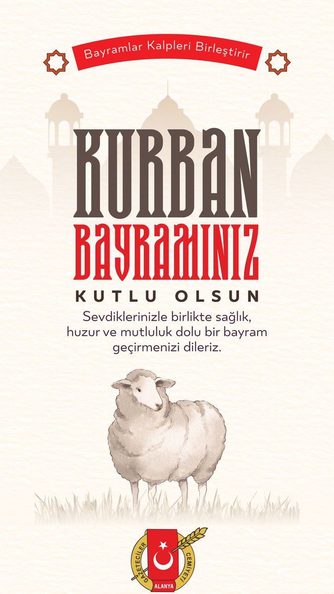 Sağlık, huzur ve umut ile nice bayramlar dileriz.