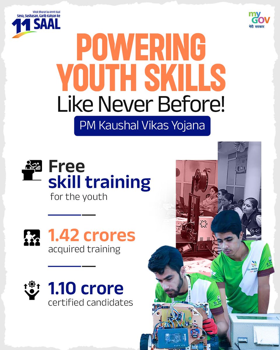 Captain Brijesh Chowta ಕ್ಯಾಪ್ಟನ್ ಬ್ರಿಜೇಶ್ ಚೌಟ (@captbrijesh) on Twitter photo #11YearsOfYuvaShakti
11 years of Creating, Empowering and Enabling India’s tomorrow by strengthening their today.
Under PM Shri <a href="/narendramodi/">Narendra Modi</a> ji’s leadership, Bharat’s Yuva now dreams, strives and realises potential like never before.
From Skill India to Startup India, from #11YearsOfYuvaShakti
11 years of Creating, Empowering and Enabling India’s tomorrow by strengthening their today.
Under PM Shri <a href="/narendramodi/">Narendra Modi</a> ji’s leadership, Bharat’s Yuva now dreams, strives and realises potential like never before.
From Skill India to Startup India, from