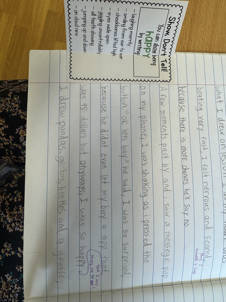 Teacher feedback made easy with my new #ShowDontTell Box filled with <a href="/TheLiteracyDive/">The Literacy Dive | Megan</a>'s feelings and emotions mini anchor charts!