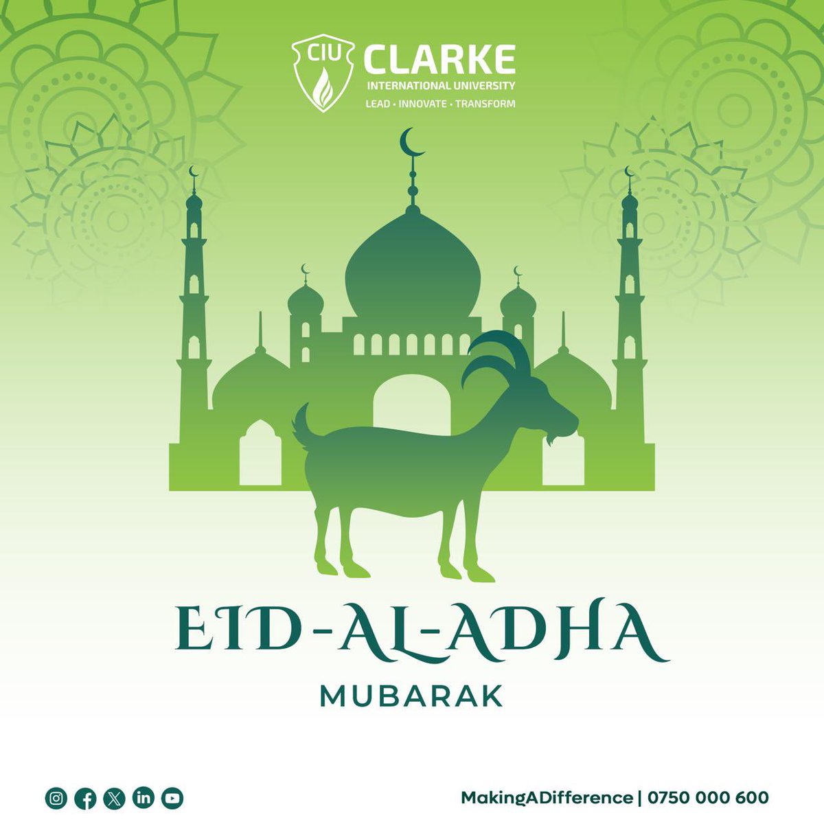 RoseNanyongaCla's tweet image. Happy Eid. @CIUuga