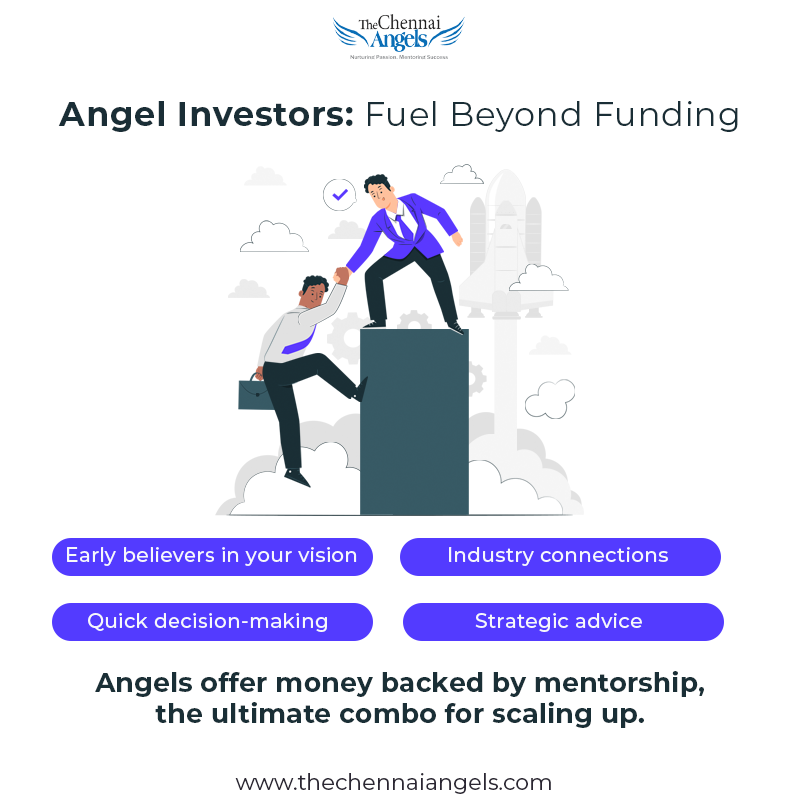 The Chennai Angels (@angelschennai) on Twitter photo Angel Investors Are Game-Changers for Startups Ready to Scale. They come with industry experience, networks, and strategic mentorshipācritical elements for scaling smart.
If you're in the early revenue stage and looking to raise funds write to us at connect@thechennaiangels.com Angel Investors Are Game-Changers for Startups Ready to Scale. They come with industry experience, networks, and strategic mentorshipācritical elements for scaling smart.
If you're in the early revenue stage and looking to raise funds write to us at connect@thechennaiangels.com