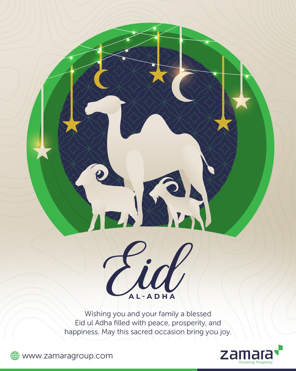 To our Muslim brothers and sisters, may this Eid-Al-Adha bring peace, joy, and countless blessings to you and your loved ones.

#EidAlAdha2025