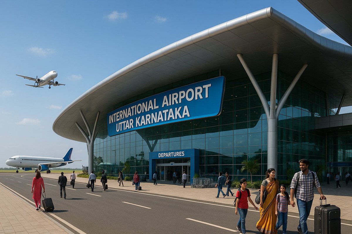 sellvaraz's tweet image. 🧵Why &quot;Uttar Karnataka&quot;, 
comprising 14 key districts, deserves an urgent 
🛬✈️&quot;INTERNATIONAL AIRPORT&quot;✈️🛫. 
This isn’t a political demand—it’s a developmental imperative. 👇
#UttarKarnataka #InternationalAirport  #IndiaInfrastructure #VoiceForUttarKarnataka