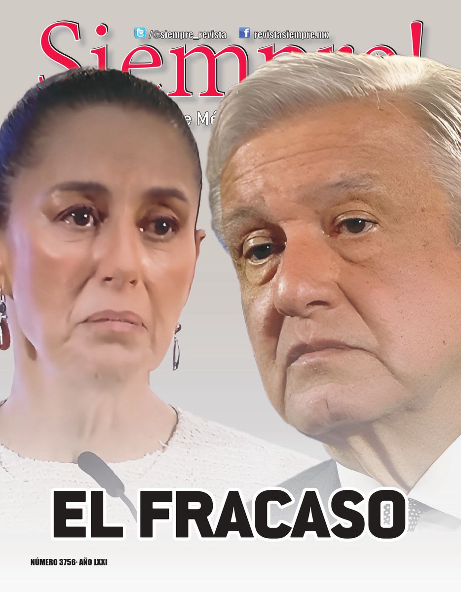 El 1 de junio más de 90 millones de mexicanos derrotaron al autoritarismo de la 4T.  Los ciudadanos descubrieron una nueva forma de protesta: dejaron las urnas vacías para rechazar una elección impuesta y manipulada que nadie pidió.
siempre.mx/2025/06/el-fra…