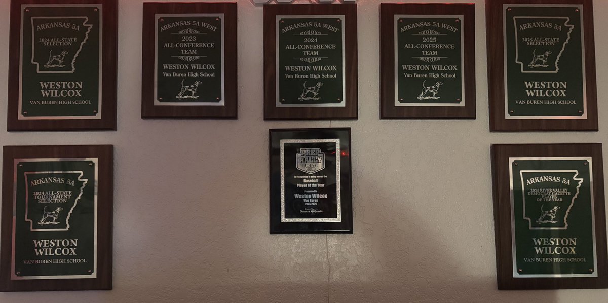 Weston Wilcox (@weston_wilcox13) on Twitter photo End of Year Banquet!
Received⬇️
5A All-Conference
5A All-State
River Valley Gazette Player of the Year
Have had 3 good years so far looking forward to my last one!
5A All-Conference x3
5A All-State x2
All-State tournament x1
Gazette player of the year x1
<a href="/curtyk22/">Curtis Kellogg</a> <a href="/CDavenport_10/">Cody Davenport</a> End of Year Banquet!
Received⬇️
5A All-Conference
5A All-State
River Valley Gazette Player of the Year
Have had 3 good years so far looking forward to my last one!
5A All-Conference x3
5A All-State x2
All-State tournament x1
Gazette player of the year x1
<a href="/curtyk22/">Curtis Kellogg</a> <a href="/CDavenport_10/">Cody Davenport</a>