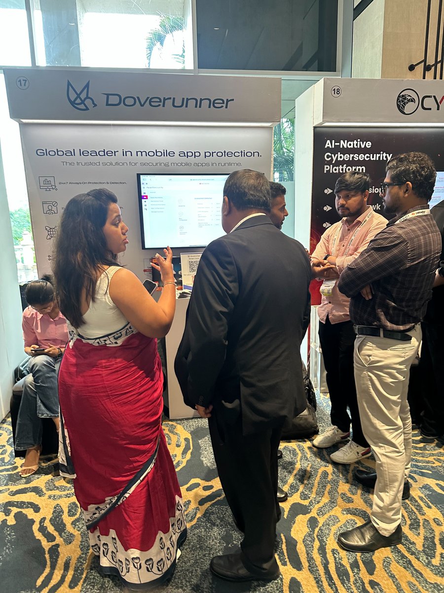 That’s a wrap on Day 2 at FinSec Conclave 2025!

Until next time — keep building secure, keep innovating.

#FinSecConclave2025 #DoveRunner #CyberSecurity #MobileAppSecurity #FintechSecurity #ZeroTrust #Booth17 #EventHighlights #ThankYou #TeamDoveRunner #CISOConnect