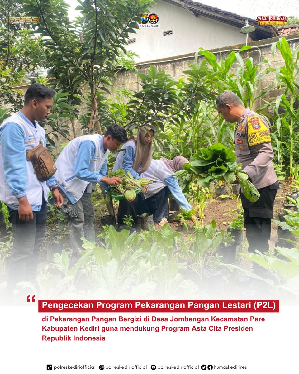 YoudsRaharjo's tweet photo. #astacita #swasembadapangan #ketahananpangan #ketahananpanganpoldajatim #polripresisi #polisiindonesia #ssdmpolri #divhumaspolri #birosdmpoldajatim #bidhumaspoldajatim #polreskediri #kediri https://t.co/iE0agDjwy6