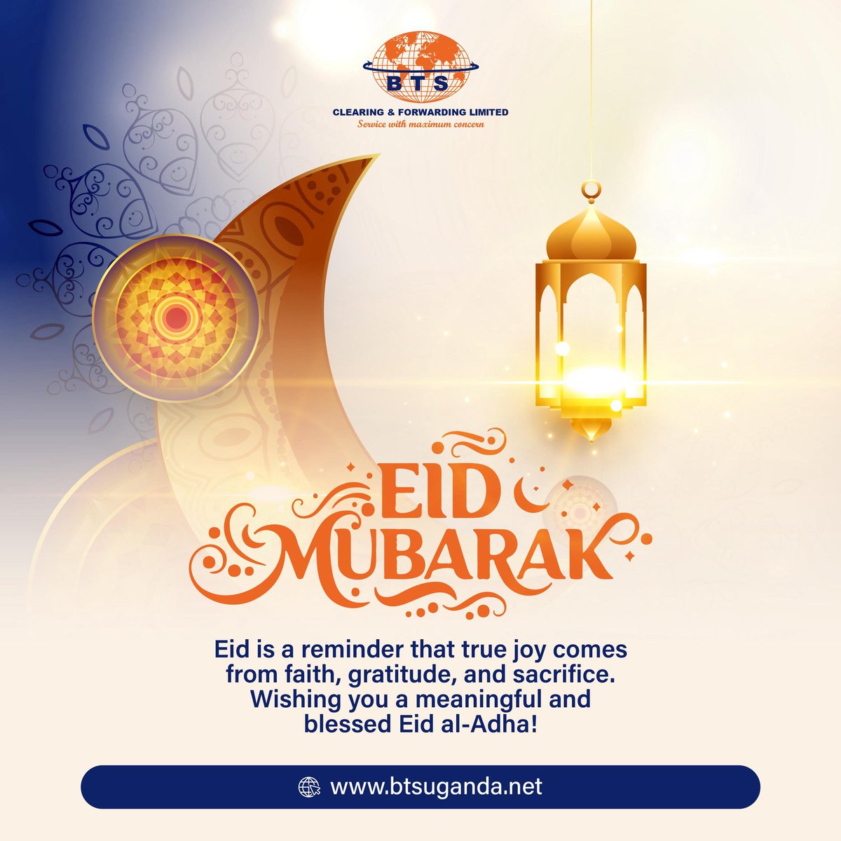 Eid is a reminder that true joy comes from faith, gratitude and sacrifice. Wishing you a meaningful and blessed Eid al-Adha.

#BTSUganda