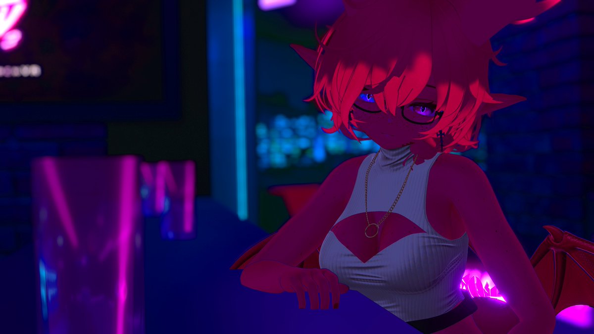 Ahh Shift's Done Nao why don't ya buy me a drink~❤️

📸 by <a href="/SatinVR/">Satin</a> ✨❤️