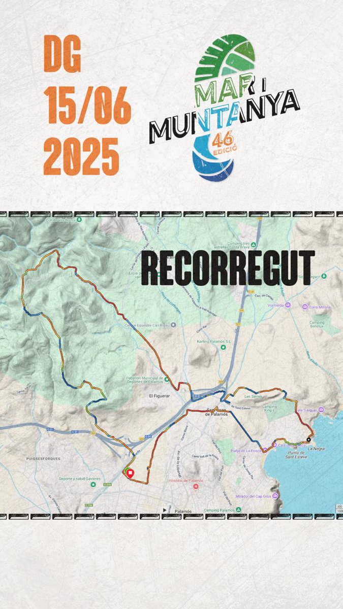 Amb aquest recorregut us esperem el proper 15 de Juny! 

Recordeu fer la vostra inscripció a inscripcions.cat/marxamm2025