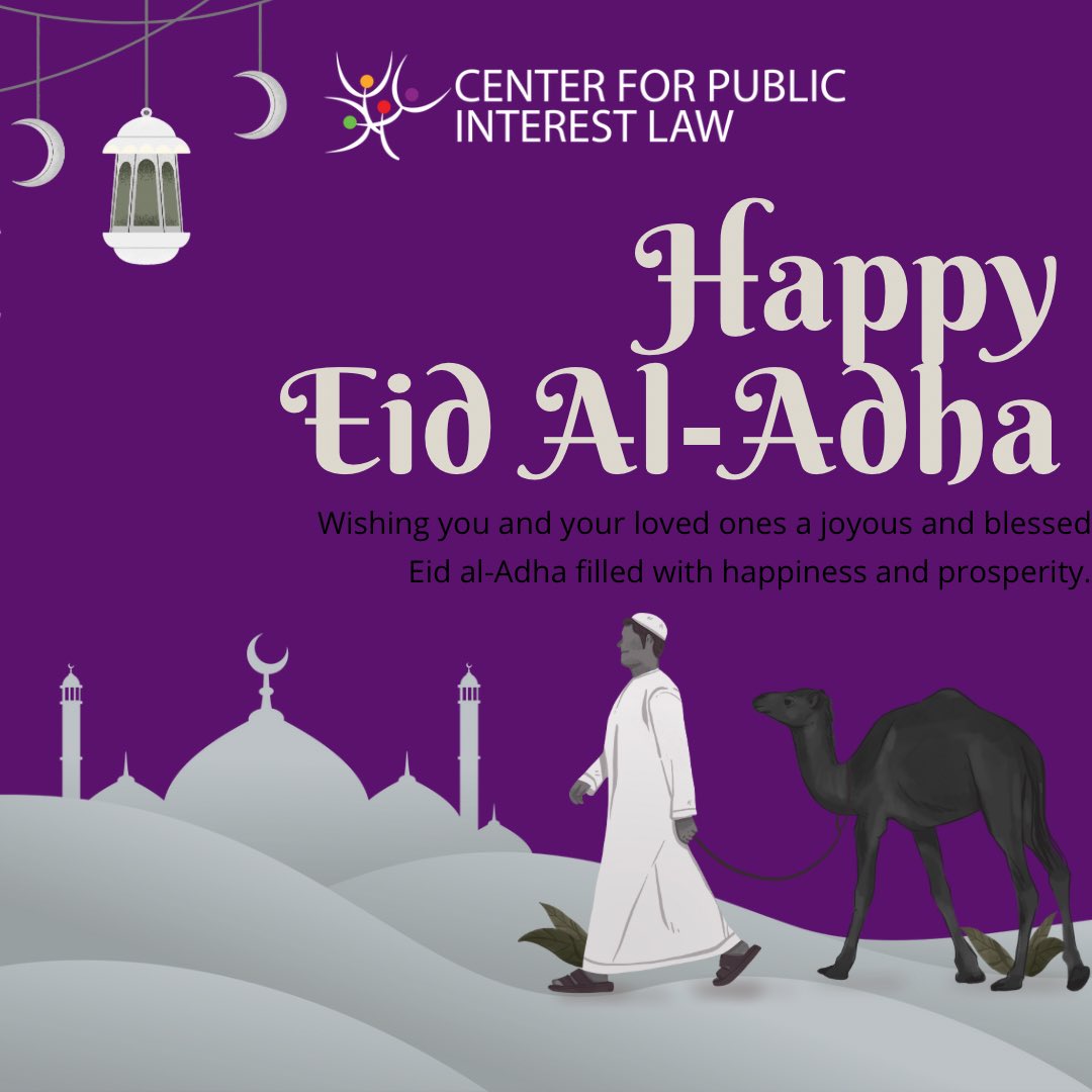 Eid al-Adha reminds us to stand for others. May this holy day renew our commitment to justice and equality. Happy #EidMubarak from  #CEPILUganda.