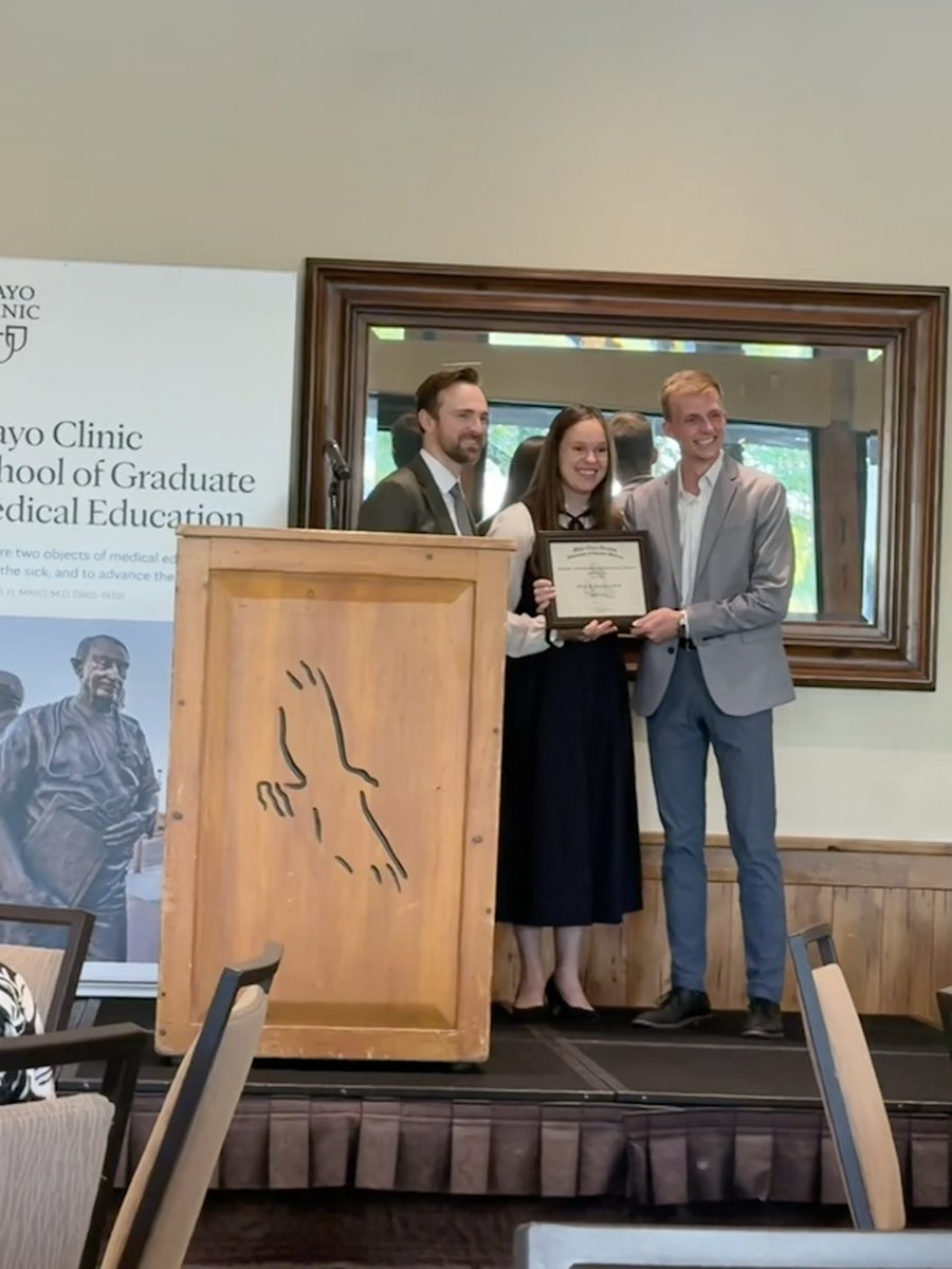 And with that, the 2024-2025 internship year of internal medicine residency comes to a close…woah! 🤯

It was an honor to receive the peer-nominated Attitude, Commitment, and Excellence Award! 🙏

So blessed to train with such incredible physicians at this fine institution! 🏥