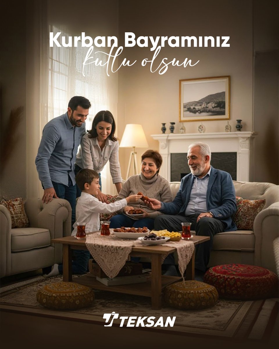 teksanofficial's tweet image. Kurban Bayramınız kutlu olsun! Bayramın sizlere sevgi, huzur ve bereket getirmesini diler, güvenilir enerji kaynakları ile sizlere destek olmaktan mutluluk duyarız.✨

#Teksan  #Jeneratör #Güç #Enerji #Elektrik #GüvenilirGüç #KurbanBayramı