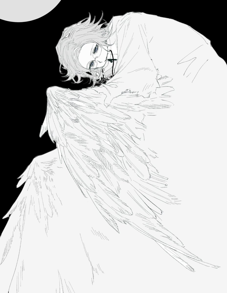 #ハンドラ美術部 #hndr_FA 

白化カラス