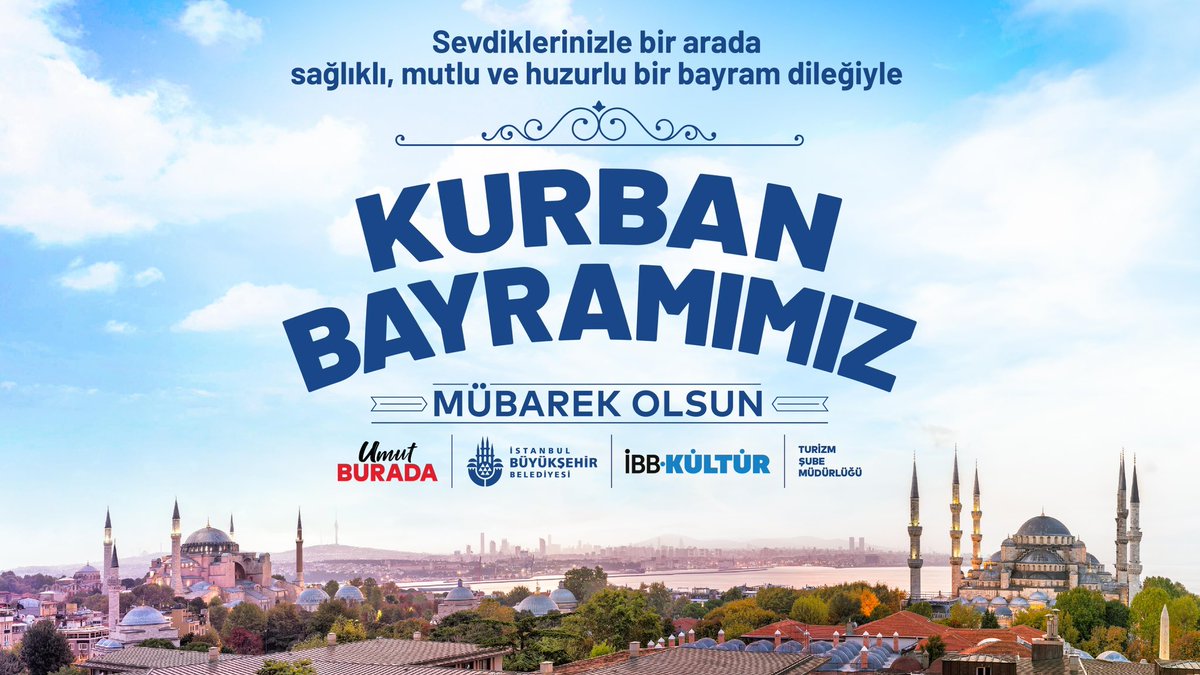 Sevdiklerinizle bir arada sağlıklı, huzurlu ve mutlu bir bayram dileğiyle…

Kurban Bayramımız mübarek olsun.
