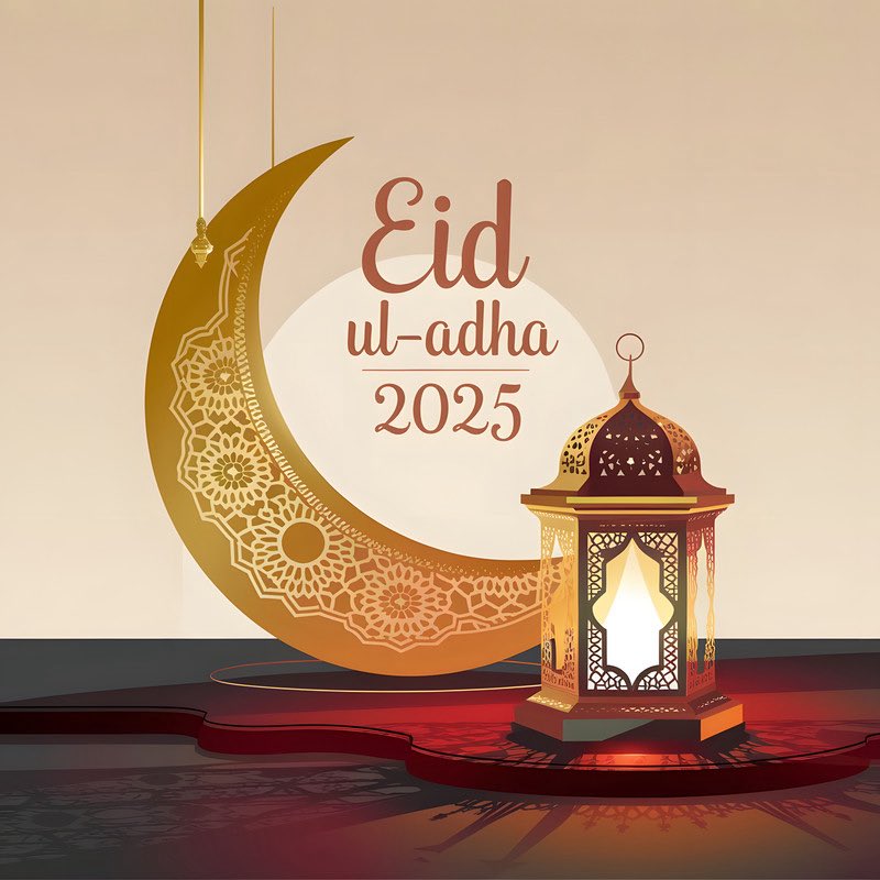 🌙✨ Happy Eid al-Adha! ✨🌙
Wishing our families, friends, and community a day filled with peace, joy, and countless blessings. May this special time bring us closer together in faith and compassion.
Eid Mubarak! 🐑🕌💛