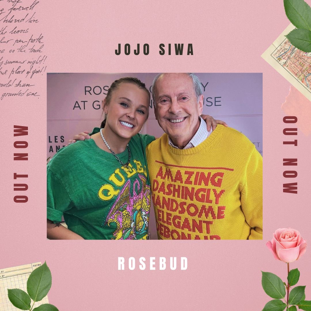 It’s Friday! It’s #Rosebud day! It’s time for the amazing Jojo Siwa. She has a following of millions &amp; quite a tale to tell … This the story of a child star &amp; billion-hits social media phenomenon. Our youngest ever guest &amp; one of the most intriguing. This is her only UK podcast.