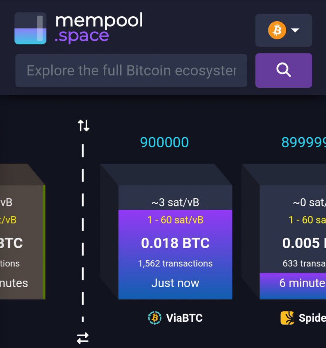 BREAKING 🚨#BITCOIN BLOCK 900,000 HAS OFFICIALLY BEEN MINED

There will only be 21 Million