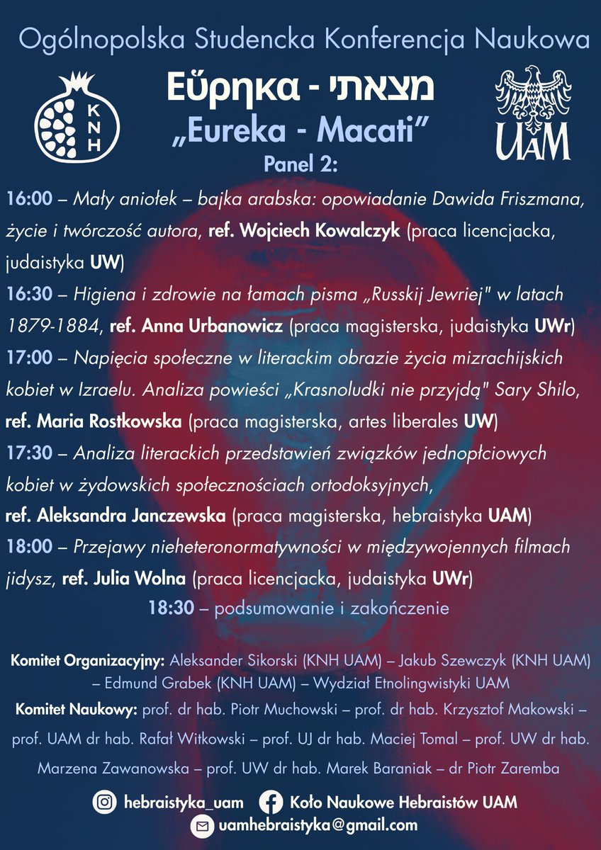 Biuro Prasowe UAM (@bprasoweuam) on Twitter photo Dziś na <a href="/UAM_Poznan/">UAM Poznań</a> odbędzie się Ogólnopolska Studencka Konferencja Naukowa "Eureka - Macati". Dziś na <a href="/UAM_Poznan/">UAM Poznań</a> odbędzie się Ogólnopolska Studencka Konferencja Naukowa "Eureka - Macati".