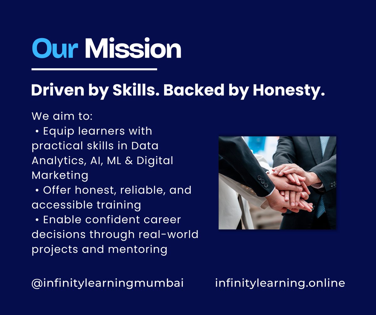 InfinityLearnMu's tweet image. #InfinityLearning #EdTech #DigitalLearning #OnlineCourses #SkillDevelopment #CareerGrowth #LearnWithInfinity #TechEducation #DataAnalyticsTraining #AIandML #UpskillNow #FutureOfWork #LifelongLearning #EdTechIndia #LearnOnline