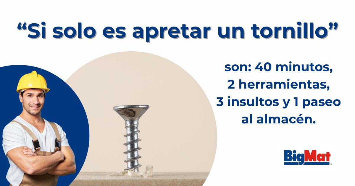 🔩Cuando te llama un cliente y te dice:

#BigMat #Humordereforma #humor